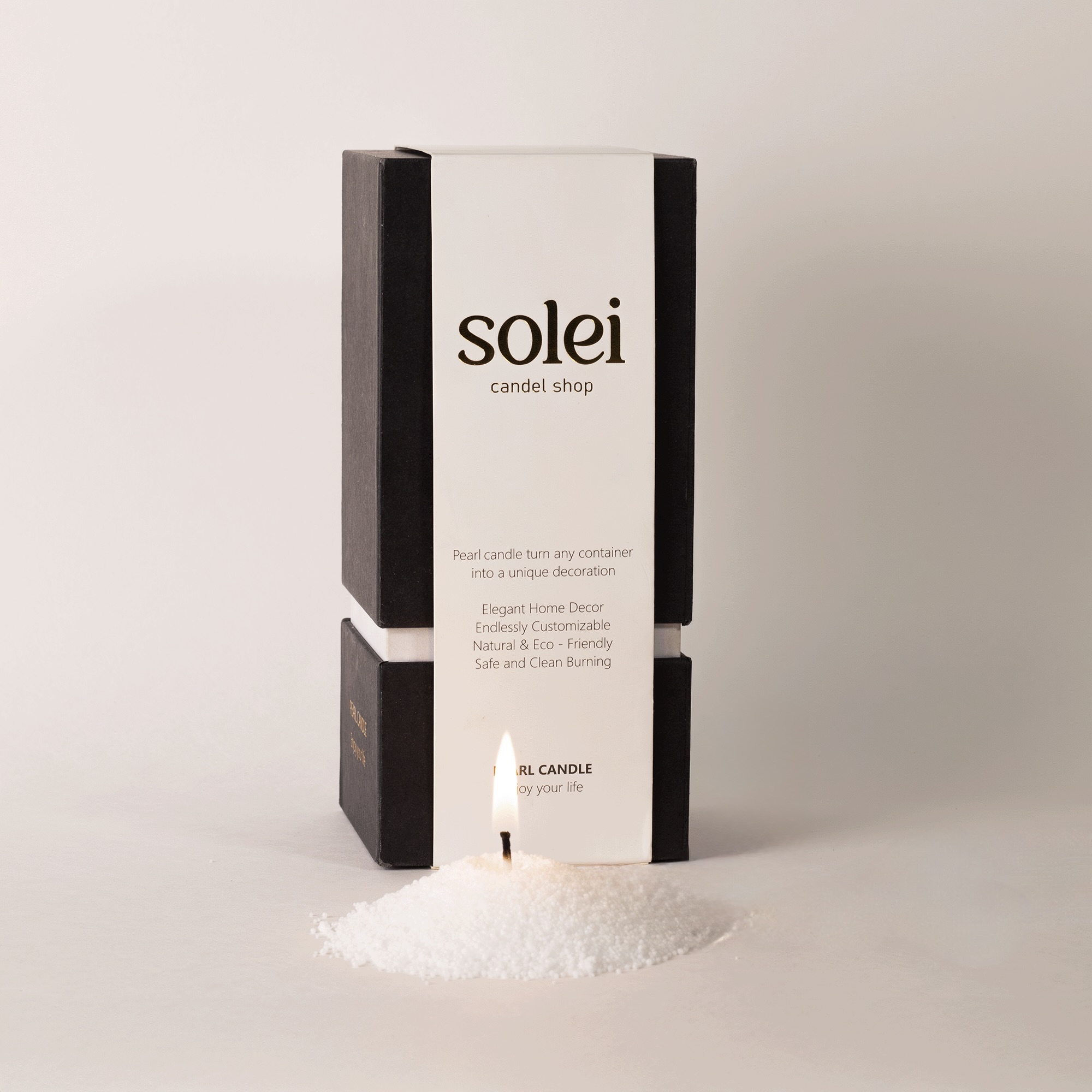 Caja - Perlas de Arena de Cera